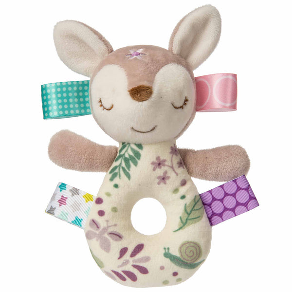 Taggies Rattle - Floral Fawn-MM-40250-Pumpkin Pie Kids Canada