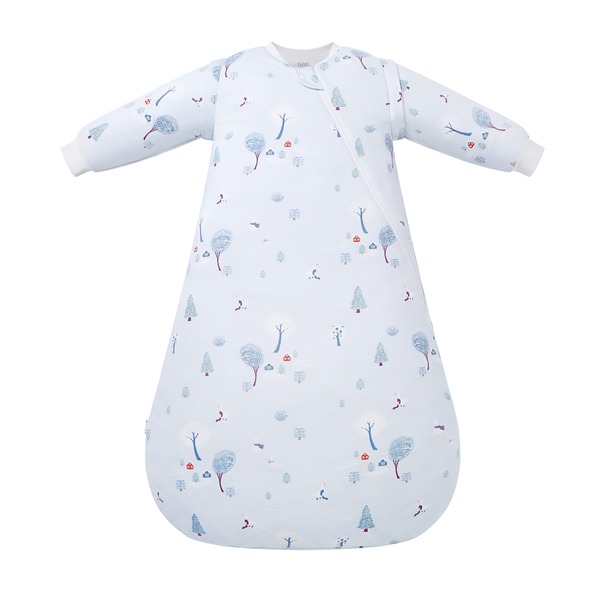 Nest L/S Sleep Bag - Snowy Snuggles-Pumpkin Pie Kids Canada