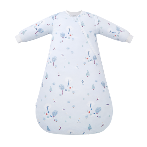 Nest L/S Sleep Bag - Snowy Snuggles-Pumpkin Pie Kids Canada