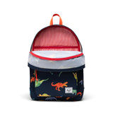 Herschel Heritage Youth Backpack - Watercolour Dinos Darkes-Pumpkin Pie Kids Canada