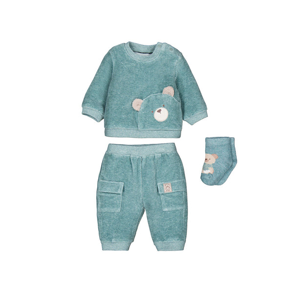 Mayoral 3pc Tracksuit - Mineral-2669-031 2-4M-Pumpkin Pie Kids Canada