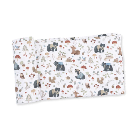 Angel Dear Swaddle Blanket - Southern Woodland Animals