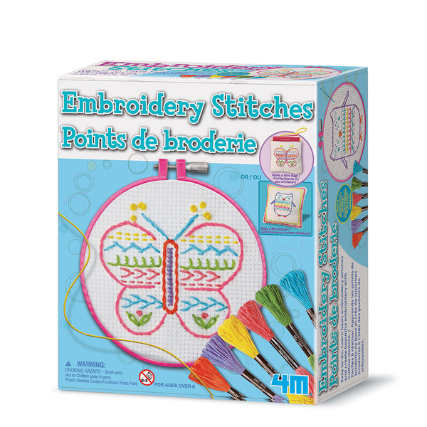 4M Embroidery Stitching-P2763B-Pumpkin Pie Kids Canada