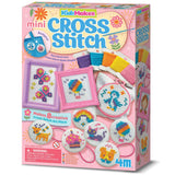 4M Mini Cross Stitch Buttons-P4822-Pumpkin Pie Kids Canada