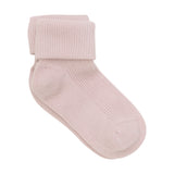 Minymo Ribbed Socks 2pk - Shell-Pumpkin Pie Kids Canada