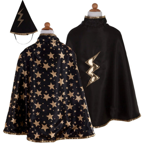 Great Pretenders Reversible Wizard Cape/Hat Set 4-6-61193-Pumpkin Pie Kids Canada