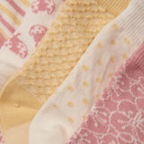 Minymo Crew Socks 5pk - Rose-Pumpkin Pie Kids Canada