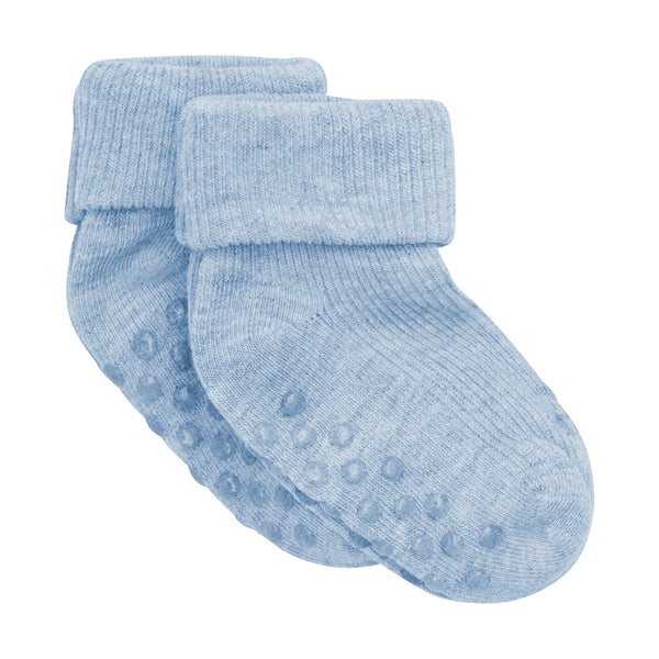 Minymo Rib Socks 2pk - Winter Sky
