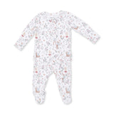 Angel Dear Ruffle Back Footie - Enchanted Woodland