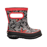 Bogs Skipper Rainboot - Dino Gray-Pumpkin Pie Kids Canada