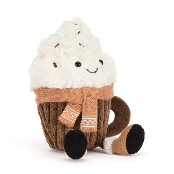 Jellycat Amuseables Scarffles Hot Chocolate-A4HOTCH-Pumpkin Pie Kids Canada