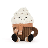 Jellycat Amuseables Scarffles Hot Chocolate-A4HOTCH-Pumpkin Pie Kids Canada