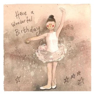 Alex Clark Ballet Dancer Birthday Card-5199-AC538-Pumpkin Pie Kids Canada