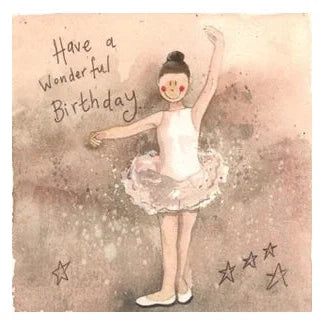 Alex Clark Ballet Dancer Birthday Card-Pumpkin Pie Kids Canada