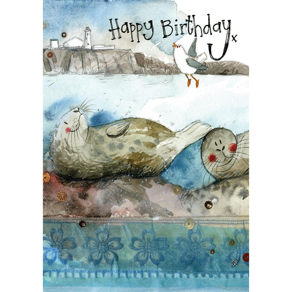 Alex Clark Bathing Seals Card-5199-USCD122-Pumpkin Pie Kids Canada