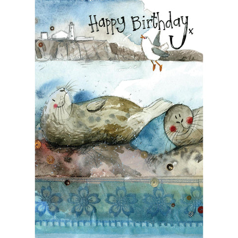 Alex Clark Bathing Seals Card-5199-USCD122-Pumpkin Pie Kids Canada