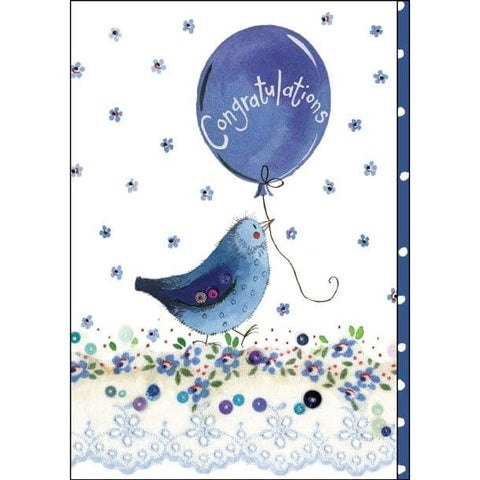 Alex Clark Bird & Balloon Baby Card-5199-USCD214-Pumpkin Pie Kids Canada