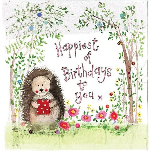 Alex Clark Hedgehog Birthday Card-5199-S279-Pumpkin Pie Kids Canada