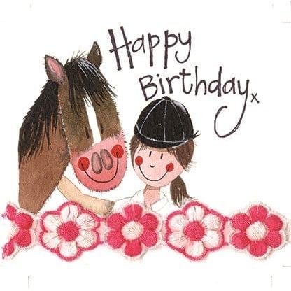 Alex Clark Horse & Rider Baby Card-5199-LS65-Pumpkin Pie Kids Canada