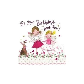 Alex Clark Rabbit & Girls Birthday Card-Pumpkin Pie Kids Canada