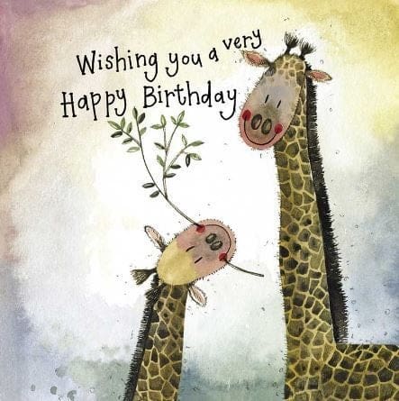 Alex Clark Starlight Giraffes Birthday Card-5199-LS155-Pumpkin Pie Kids Canada