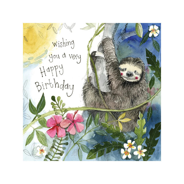 Alex Clark Sunshine Sloth Birthday Card-5199-S368-Pumpkin Pie Kids Canada