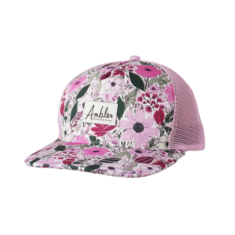 Ambler Fleur 2 Cap - Pink-Pumpkin Pie Kids Canada