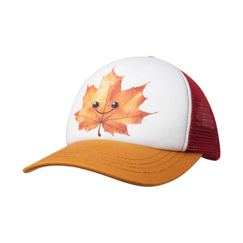 Ambler Mini Maple Cap - Gold/Red-Pumpkin Pie Kids Canada