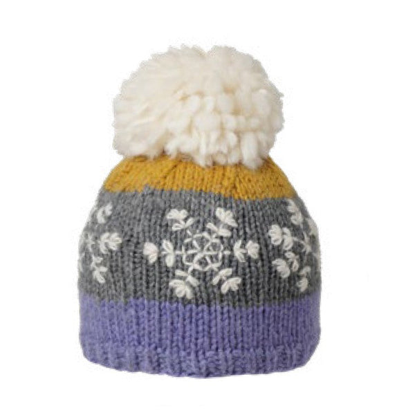 Ambler Snowflakes Toque - Purple-Pumpkin Pie Kids Canada