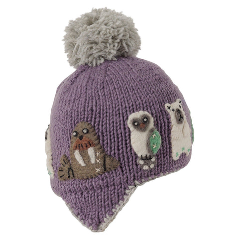 Ambler Yeti Toque - Mauve-Pumpkin Pie Kids Canada