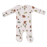 Angel Dear 2W Zipper Footie - Sweet Brown Bears-651-F25-SBB NB-Pumpkin Pie Kids Canada