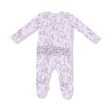 Angel Dear 2W Zipper Ruffle Footie - Sweet Dream Florals-Pumpkin Pie Kids Canada
