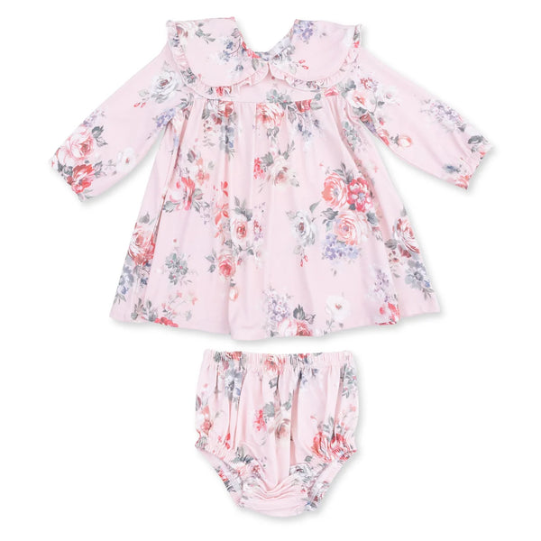 Angel Dear Dress - Painterly Rose Bouquet-1480-F26-PRB 6-12M-Pumpkin Pie Kids Canada