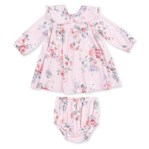 Angel Dear Dress - Painterly Rose Bouquet-1480-F26-PRB 6-12M-Pumpkin Pie Kids Canada