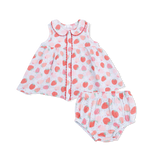 Angel Dear Jill Dress with Bloomer - Strawberry Bliss-Pumpkin Pie Kids Canada