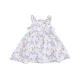 Angel Dear Paperbag Ruffle Sundress - Magnolias-Pumpkin Pie Kids Canada