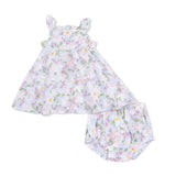 Angel Dear Paperbag Ruffle Sundress - Magnolias-Pumpkin Pie Kids Canada