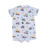Angel Dear Polo Shortie - Crayon Construction-Pumpkin Pie Kids Canada