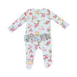 Angel Dear Ruffle Back Footie - Cute Hummingbirds-653-S25-CHU NB-Pumpkin Pie Kids Canada