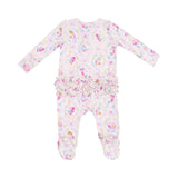 Angel Dear Ruffle Back Footie - Mermaids-Pumpkin Pie Kids Canada