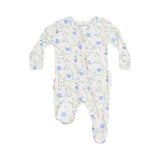 Angel Dear Ruffle Back Footie - Sweet Vines-Pumpkin Pie Kids Canada