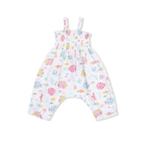 Angel Dear Smocked Romper - Sunny Coral Reef Fish-Pumpkin Pie Kids Canada