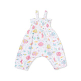 Angel Dear Smocked Romper - Sunny Coral Reef Fish-Pumpkin Pie Kids Canada