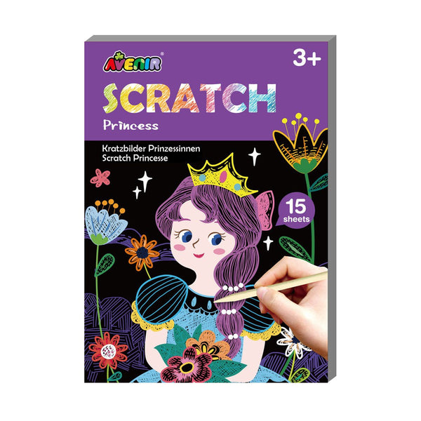Avenir Mini Scratch Book Princess-CH221658-Pumpkin Pie Kids Canada