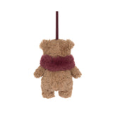 Jellycat Bartholomew Bear Winter Warmer Decoration-BARS6DE-Pumpkin Pie Kids Canada
