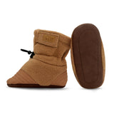 Jan & Jul Stay-Put Cozy Booties - Brown Bear-Pumpkin Pie Kids Canada
