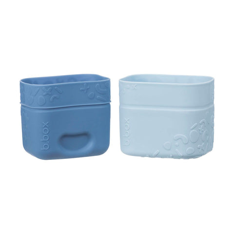 B.Box Silicone Snack Cups - Ocean-BOX4001-Pumpkin Pie Kids Canada