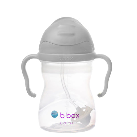 B.Box Sippy Straw Cup - Grey-Pumpkin Pie Kids Canada