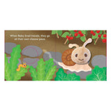 Baby Snail Finger Puppet Book-9781797232775-Pumpkin Pie Kids Canada