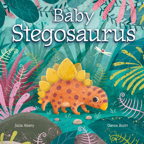 Baby Stegosaurus Board Book-Pumpkin Pie Kids Canada